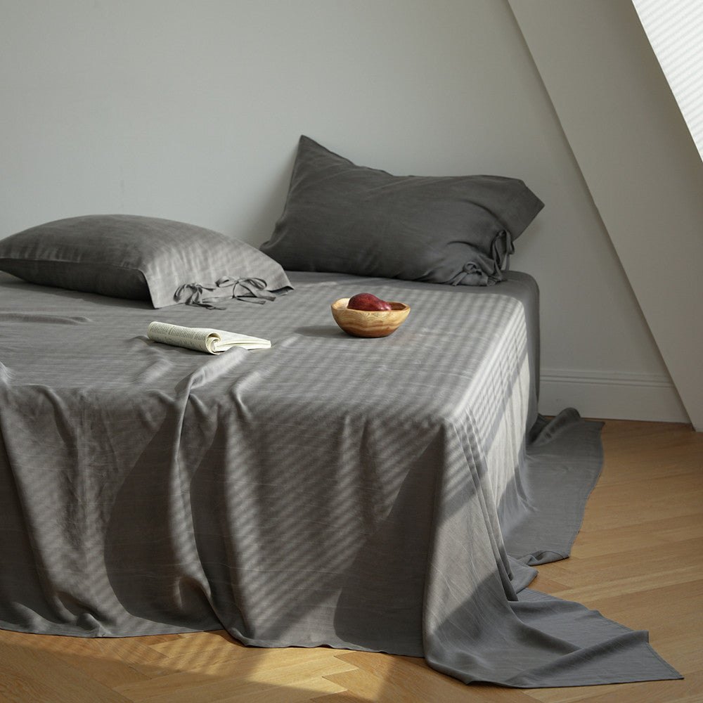 Seidiges Bettlaken-Set