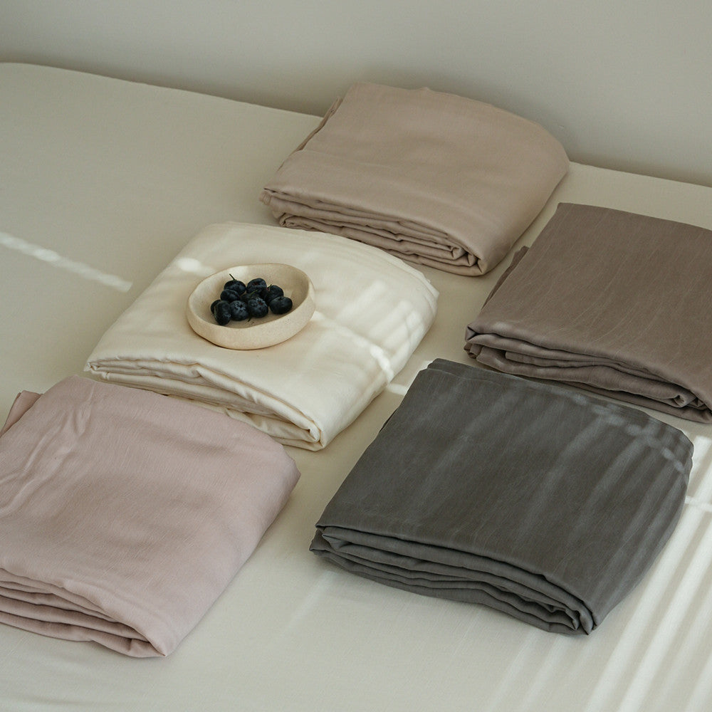 Seidiges Bettlaken-Set