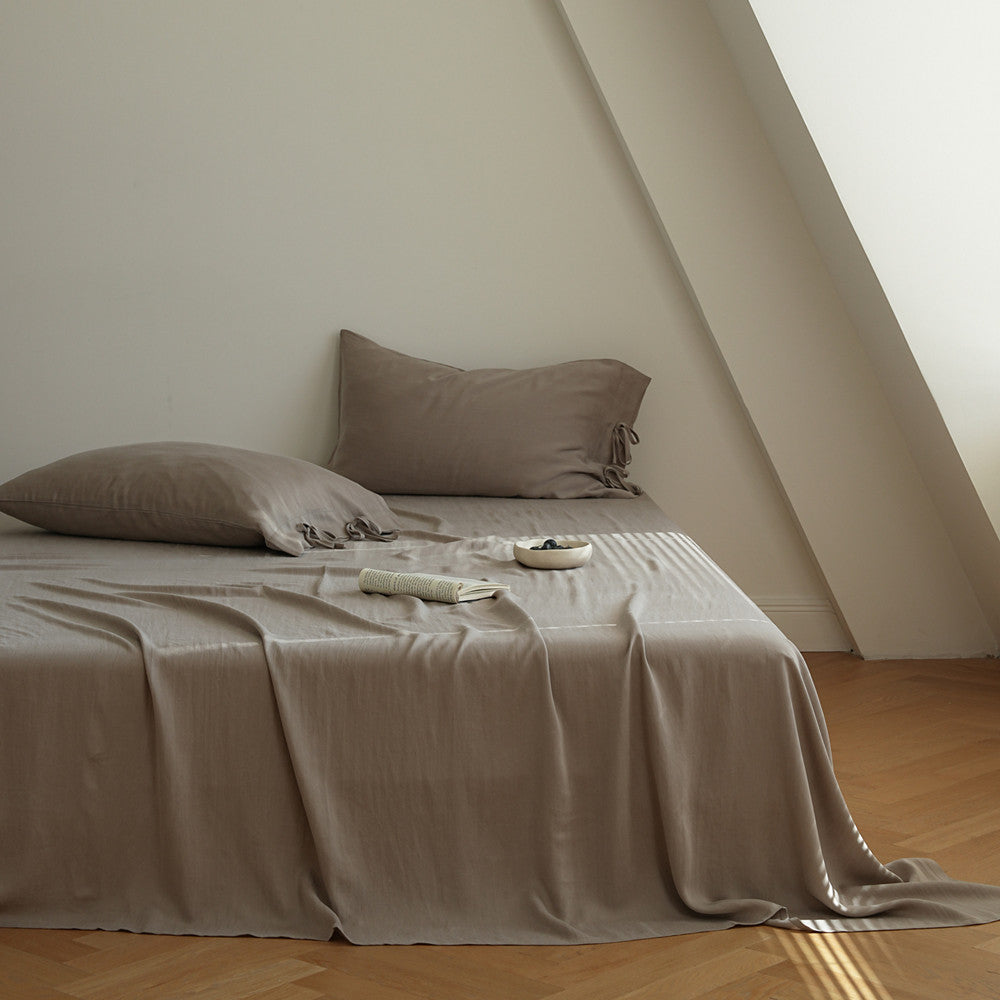 Seidiges Bettlaken-Set