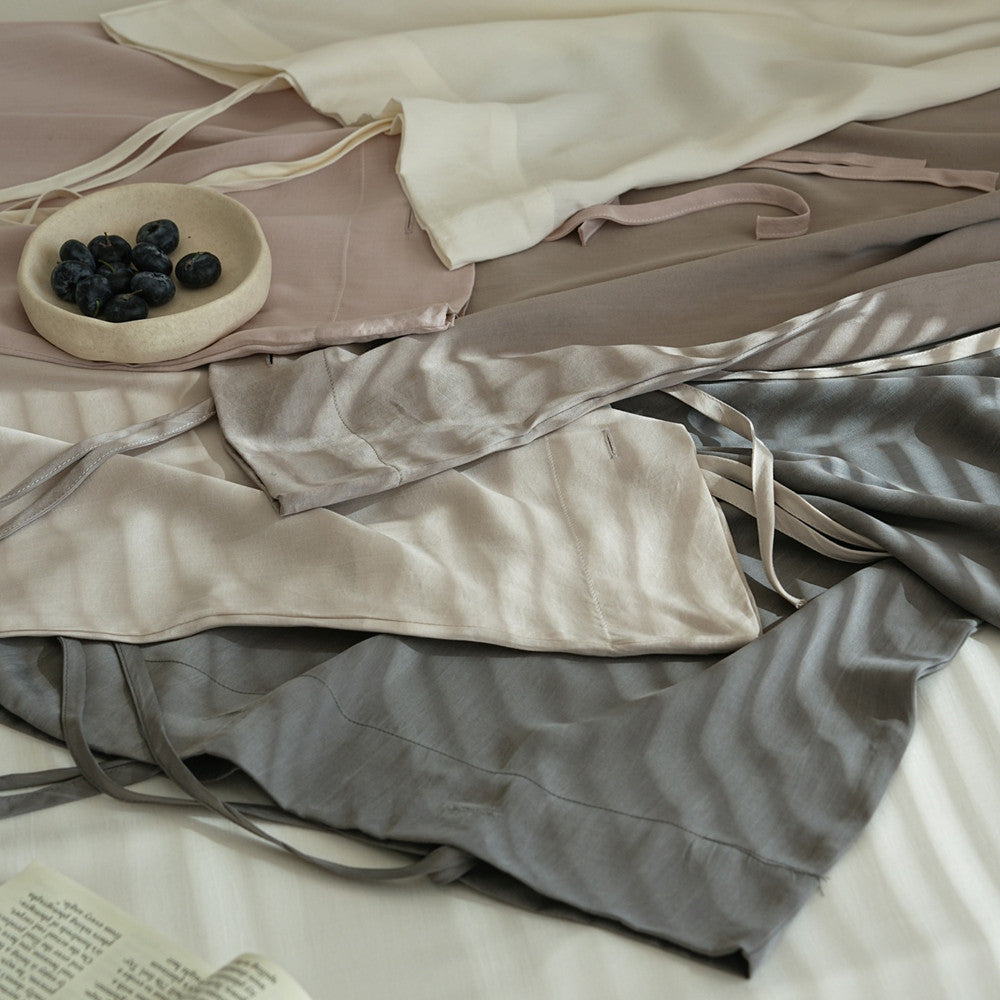 Lyocell Tie Pillowcase Set – Soft Bow Closure