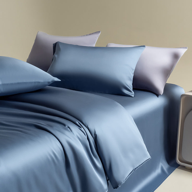 Lyocell bedding set solid color