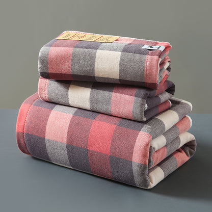 Plaid-American-towel-sets