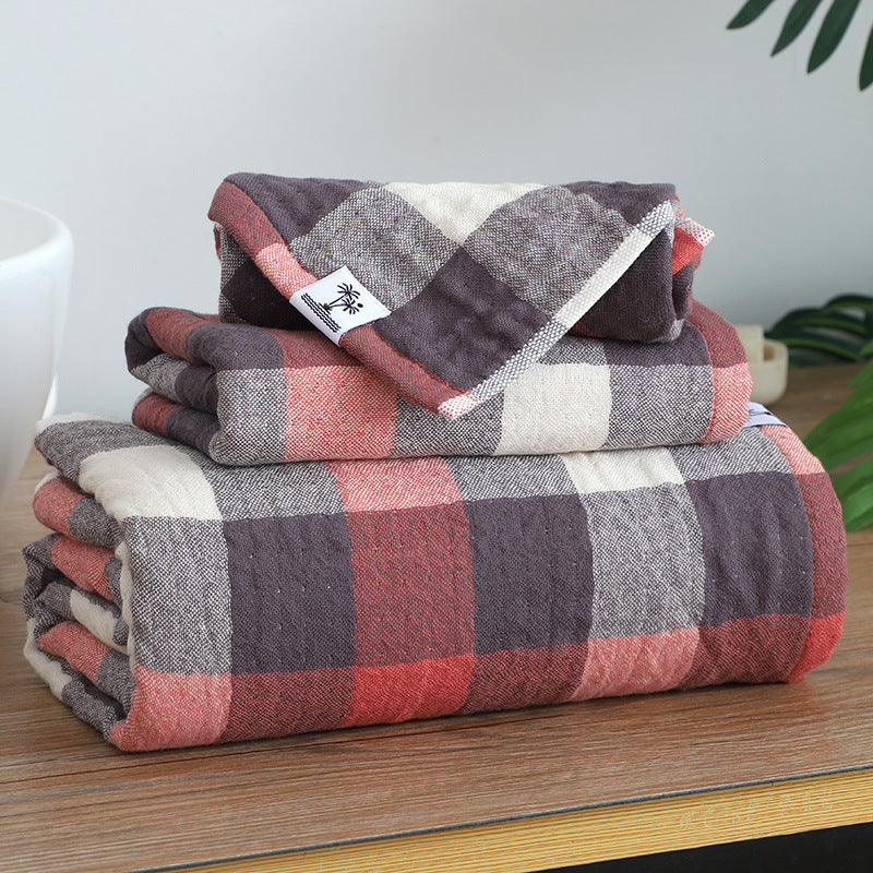 Plaid-Bath-Towels