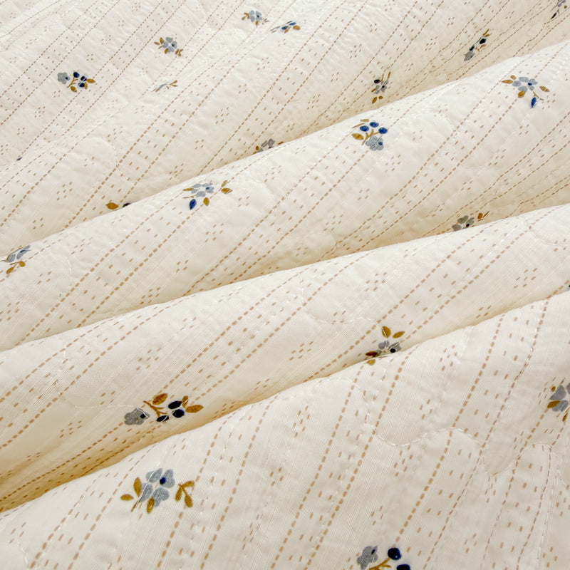 Ditsy Floral Quilted Bed Skirt