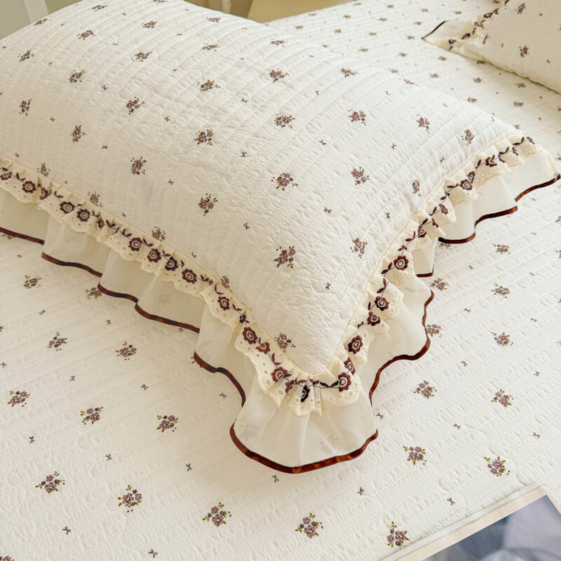 Ditsy Floral Quilted Bed Skirt