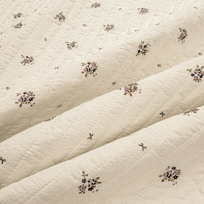 Ditsy Floral Quilted Bed Skirt