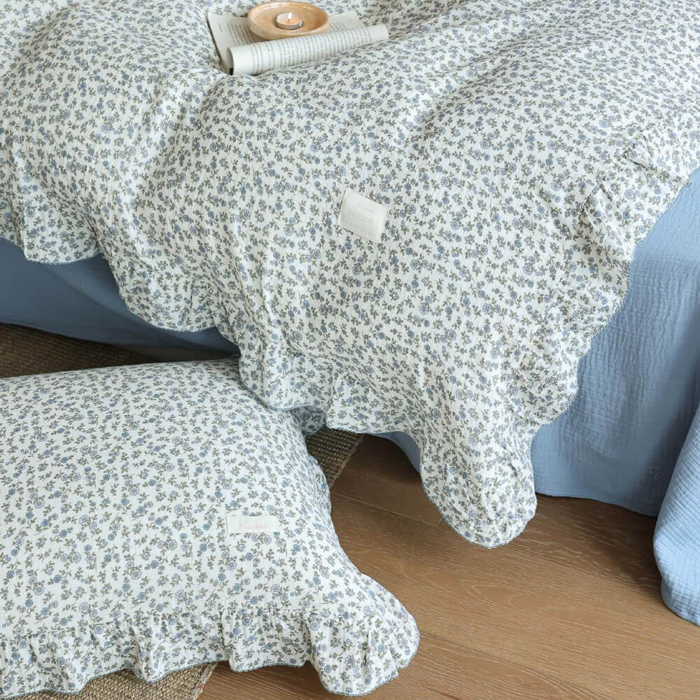 blue flower duvet covers