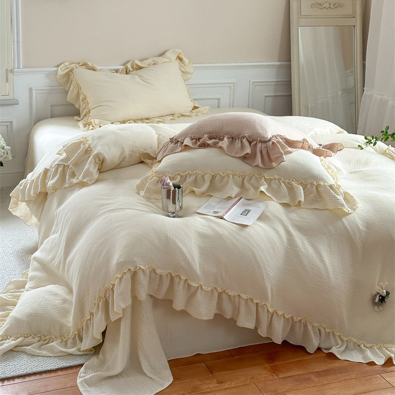 chic ruffle bedding set