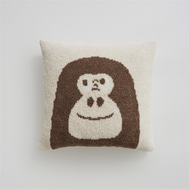 chimpanzee-throw-pillow