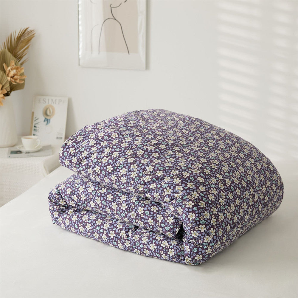 floral blue duvet cover