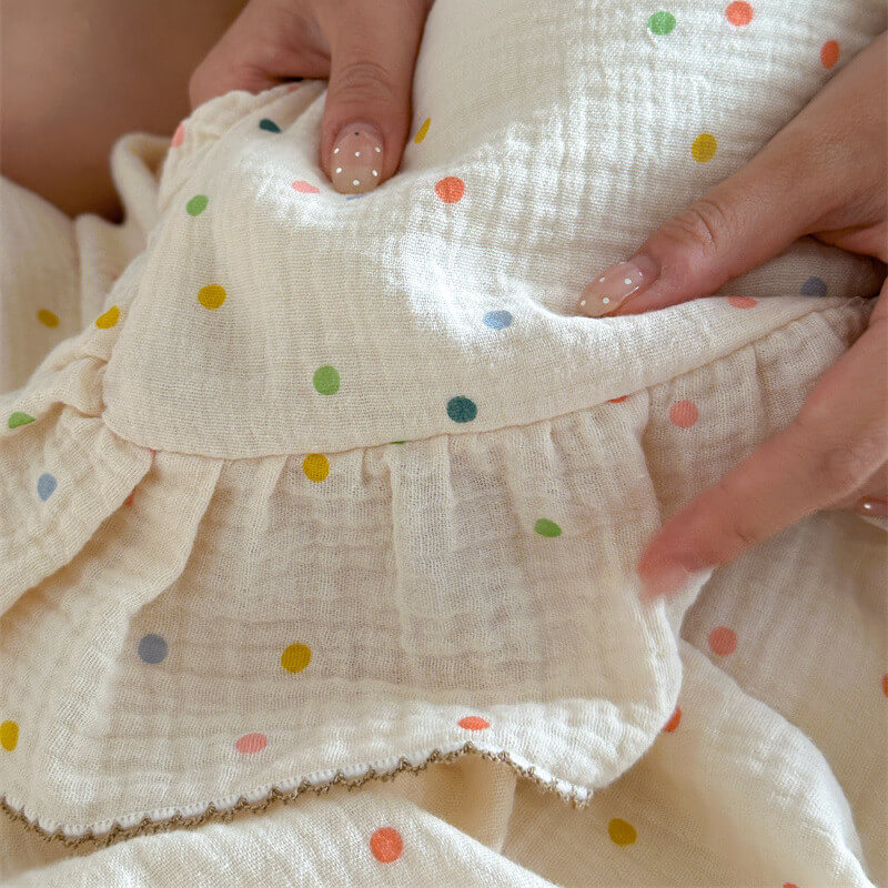 polka dot duvet cover