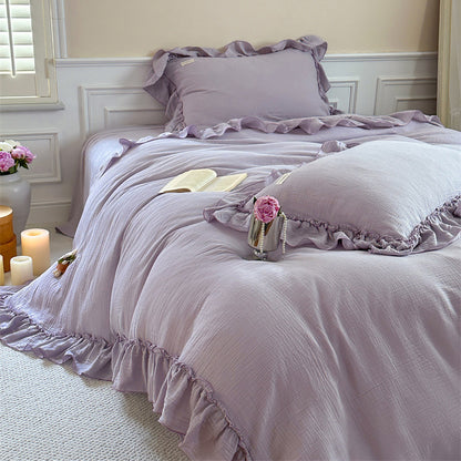 ruffle duvet cover set