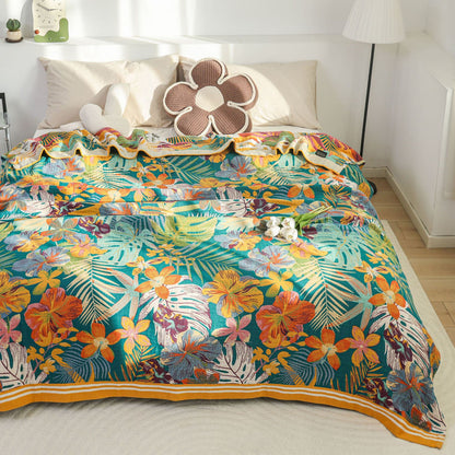 Tropical Paradise Throw Blanket – Sofa & Bed Accent