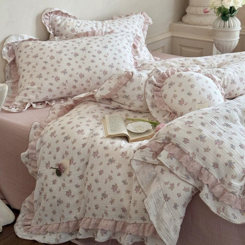 Queen Size Floral Bedding Set
