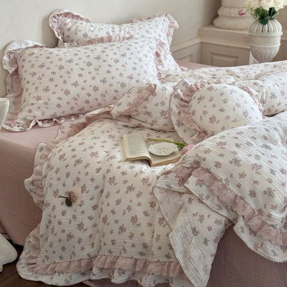 Queen Size Floral Bedding Set