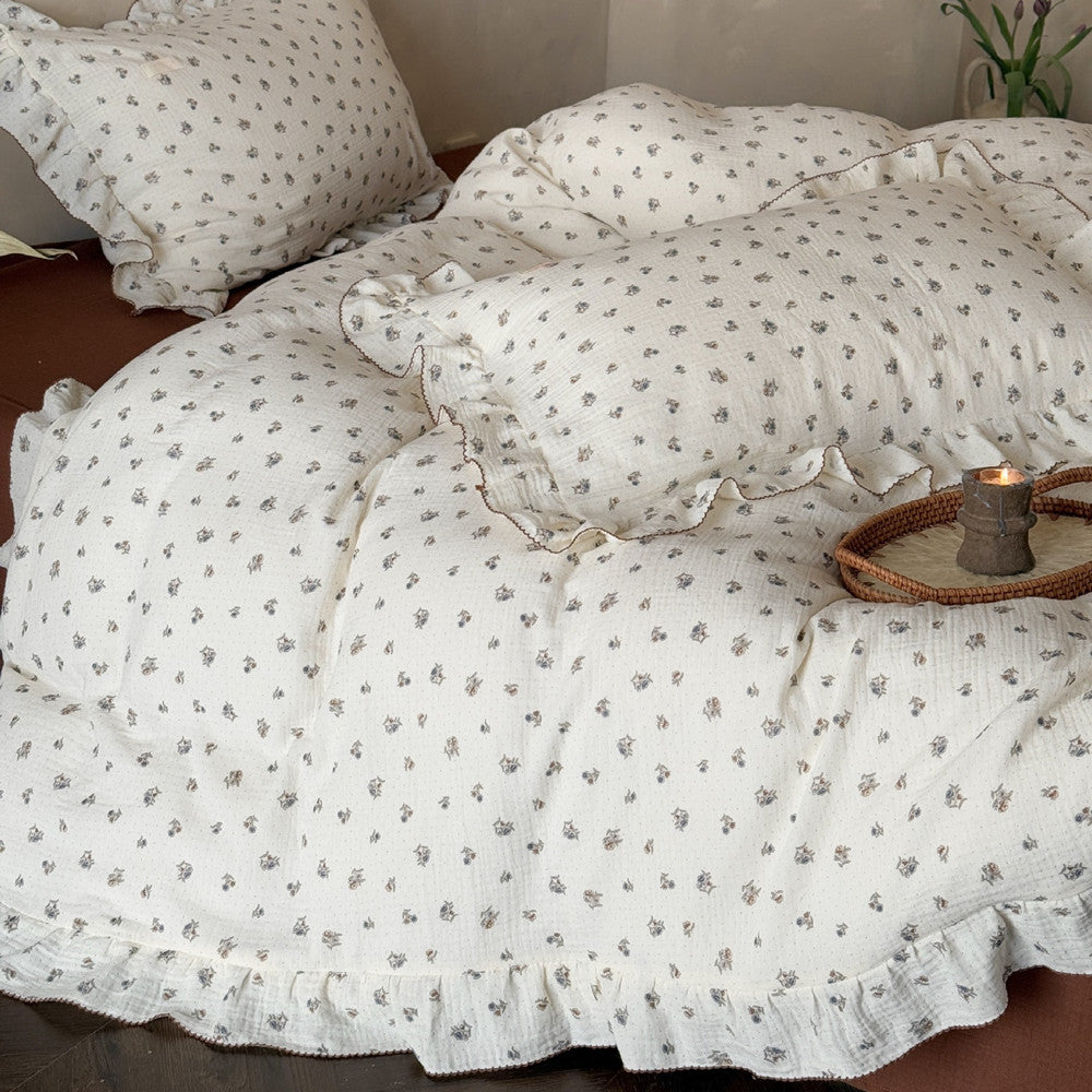 vintage floral duvet cover set