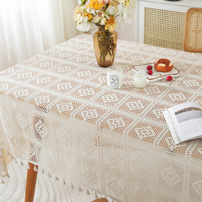 white tablecloths